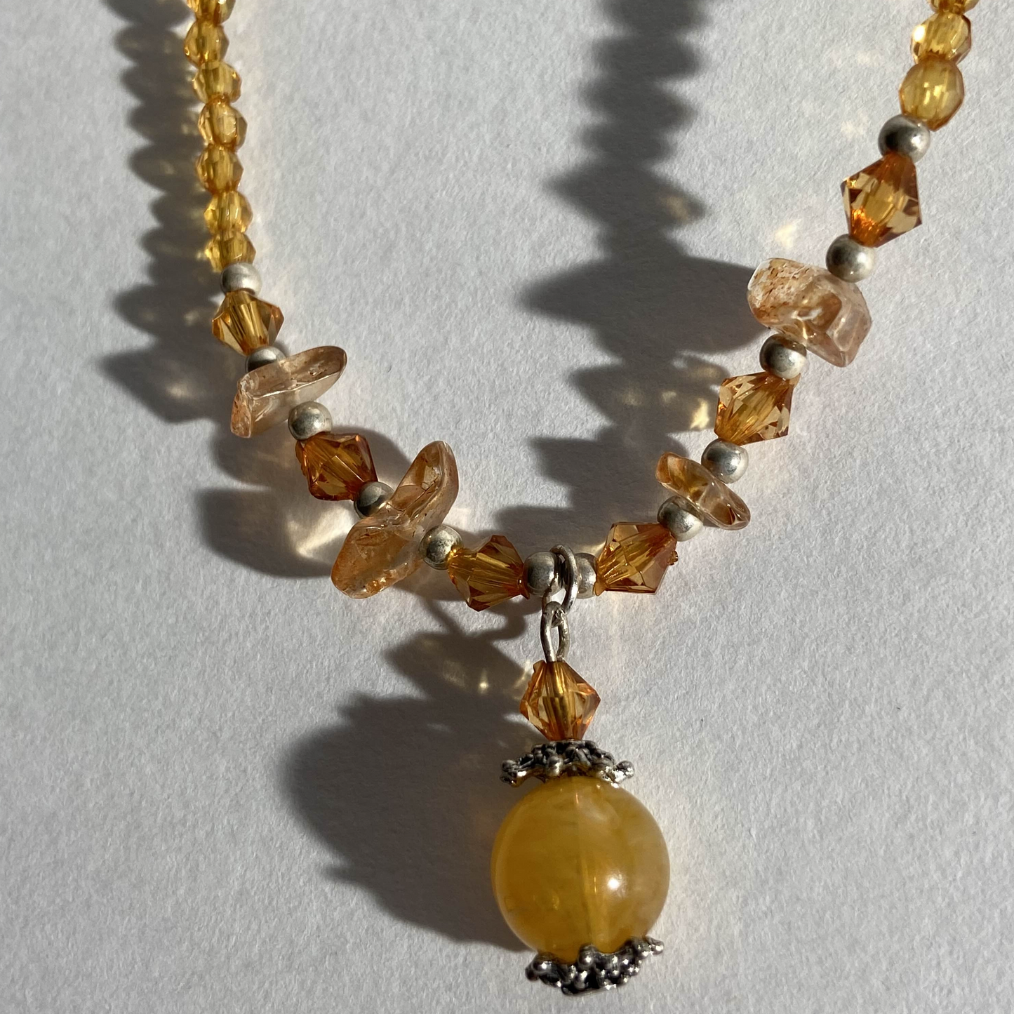 Beaded Crystal Necklace