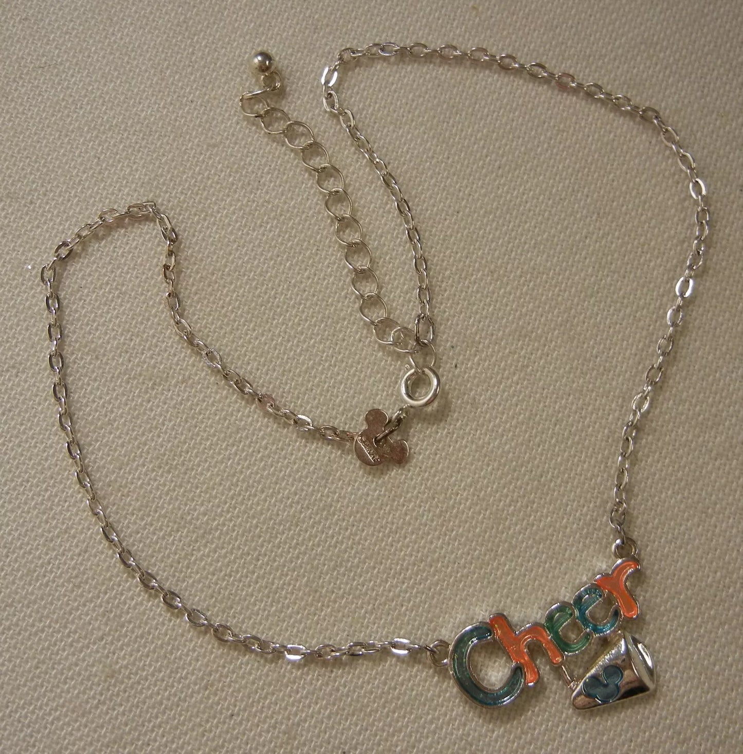 Vintage Disney Cheer Necklace