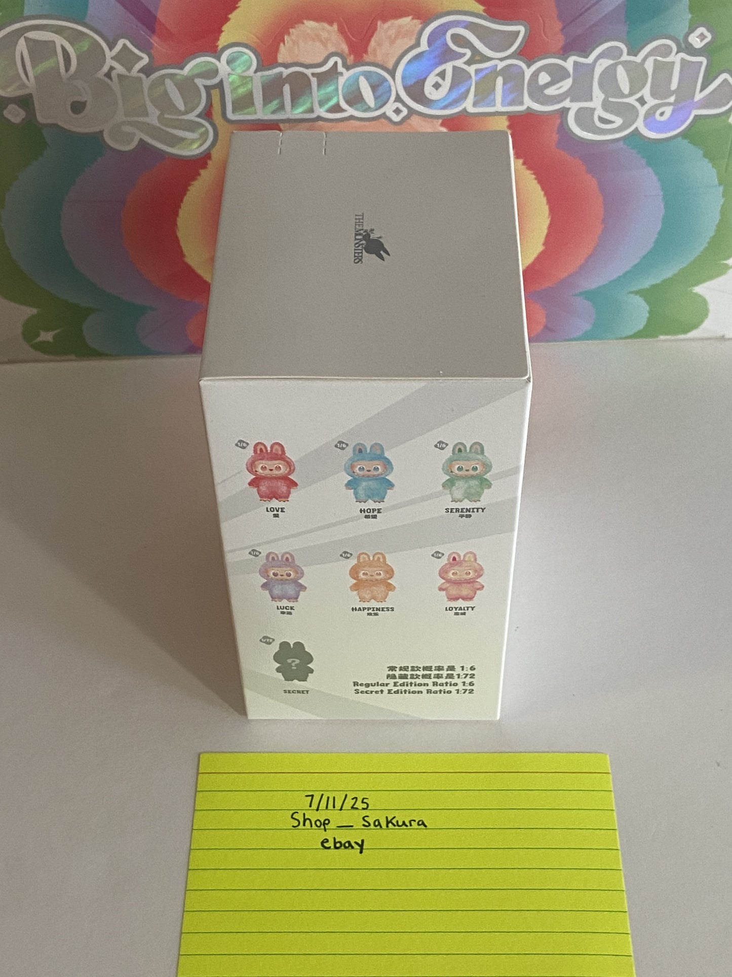 Labubu - Big into Energy Authentic and Sealed Boxes